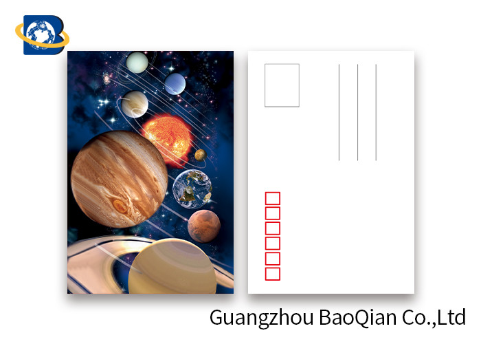  Amizing Design Star 3D Lenticular Postcards With Two Side CMYK UV Offset Printing Manufactures