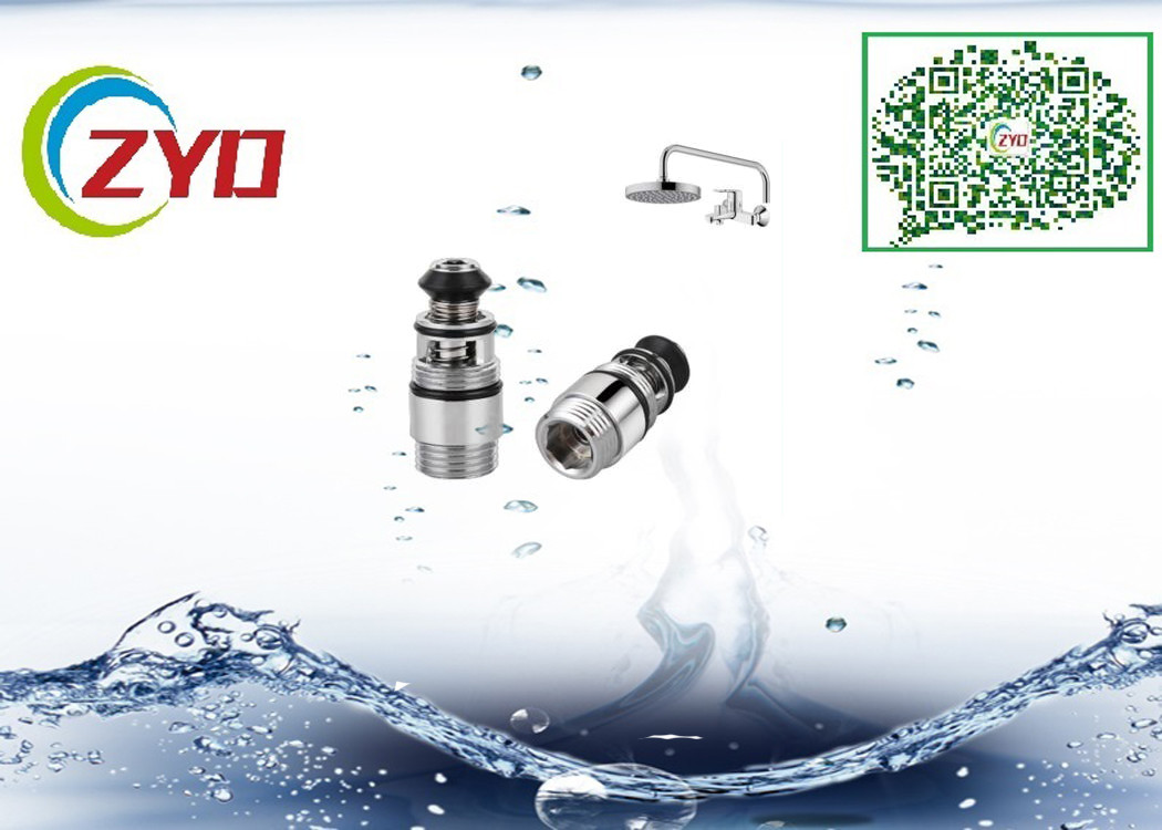 China Light Brass Shower Diverter , 5 - 8Nm Tuque Water Shower Mixer Diverter on sale