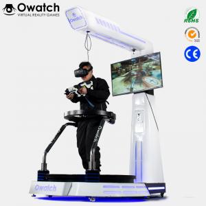  Virtual Reality Shooting Games Simulator VR Treadmill Simulator With Gun Model Manufactures