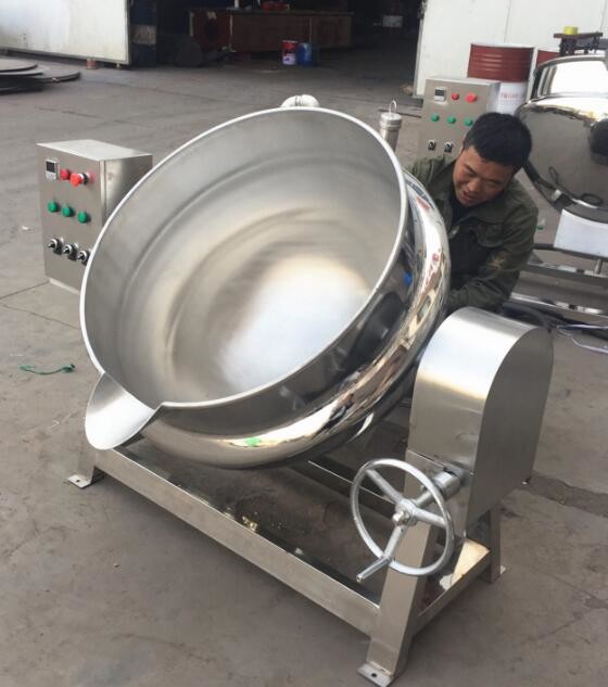  Large Cooking Pots/Double Boiler Pot/Stainless Steel Double Jacketed Cooking Kettle Electric Jacket Boiler Manufactures