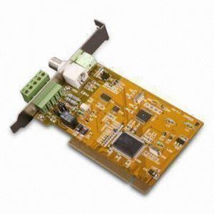  DVR Card with Single Channel Input, Supports CIF Video, MPEG-4 Encoder, and Software Audio Codec Manufactures