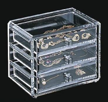  Quick Delivery Acrylic Jewelry Box With customer's Logo Manufactures