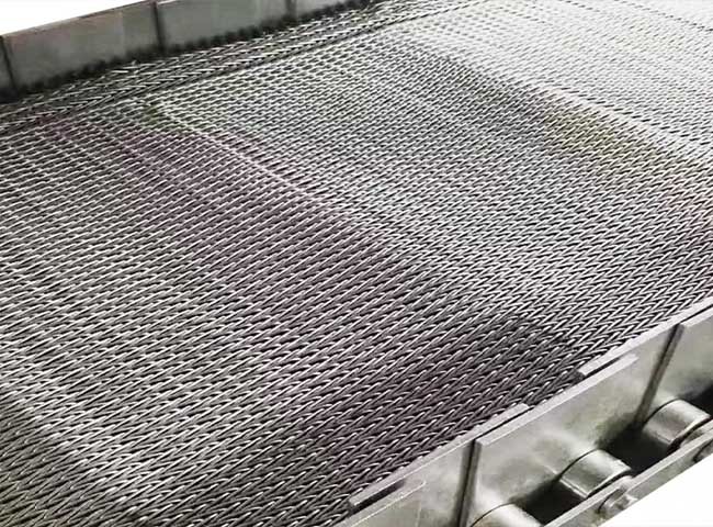 China Compound Weave Metal Conveyor Belt 200mm-3000mm Steel Cord Conveyor Belt on sale