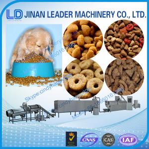 China Multi-functional wide output range pet food production line extruder on sale