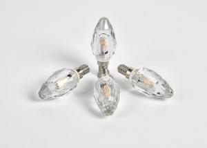  220v Ac Dimmable Crystal Led Candle Bulbs 450lm 2700k 330 Degree Beam Angle Manufactures