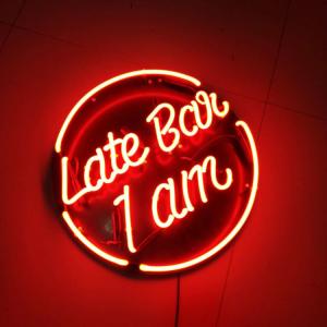  Advertising Bar Custom Neon Sign Light Box With Backboard Wall Mount Manufactures