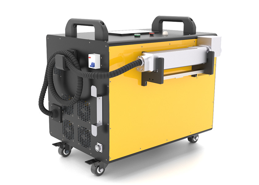  Portable Rust Removal 120W Laser Metal Cleaning Machine Manufactures