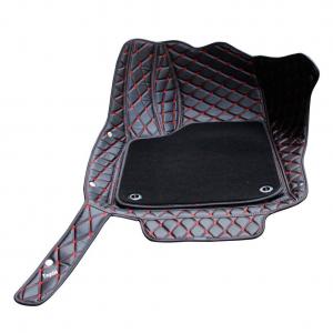  Topfit Full Set All Weather Floor Mats with Grass for UK Country Tesla Model S-Black Red with string Manufactures