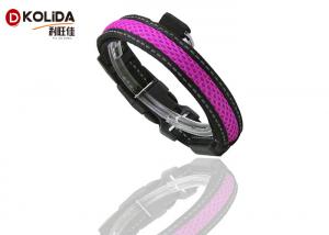 Durable Cat Neck LED Dog Collar Light Up Night Safety Strap S / M / L
