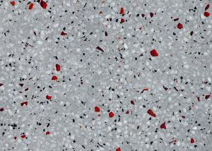  Pure White Ceramic Terrazzo Look Floor Tile With Color Spots Manufactures