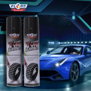  Liquid Polish Car Tyre Shine Spray Tinplate Can Plyfit Tire Foam Cleaner Manufactures