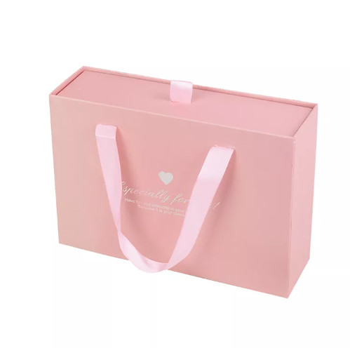 China Christmas Wedding Birthday Drawer Gift Box Luxury With Ribbon Cardboard Packing on sale