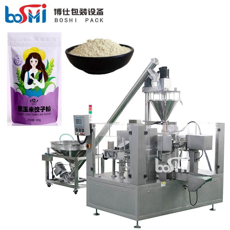 China Automatic Coffee Powder Fruit Powder Juice Powder Stand Up Pouch Filling And Sealing Machine on sale