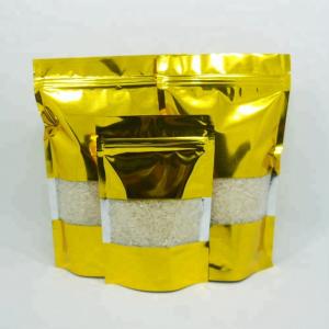 China moisture proof Aluminum Foil laminated hang hole top plastic zip bag on sale