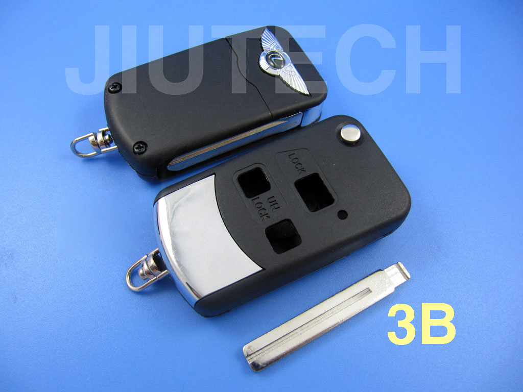  car lexus flip remote keys shell 3 button jiu2 Manufactures