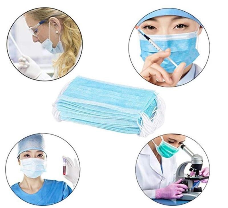  Eco Friendly Disposable Surgical Mask High BFE With Adjustable Nose Piece Manufactures