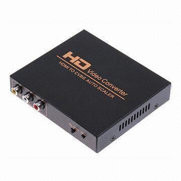 China HDMI to CVBS (AV) Converter, Supports NTSC and PAL on sale