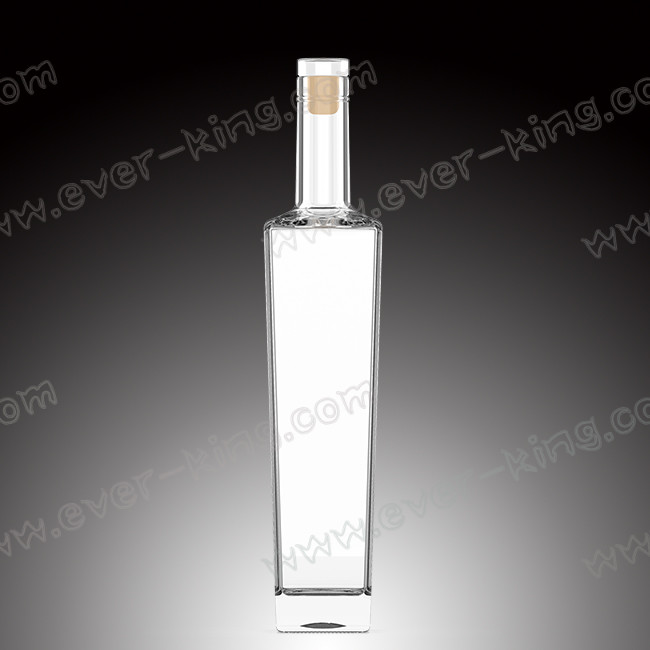 China Cap Sealing 200mm glass Whiskey Bottle for Liquor on sale