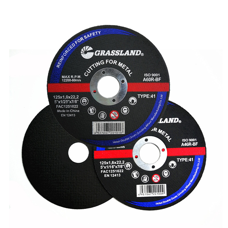  Grassland OEM Inox 5 Inch 125*1.2*22 Abrasive Cutting Discs Manufactures