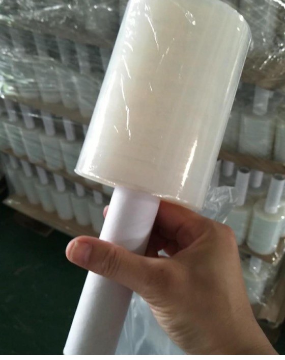 China Handy Moisture Proof Low Density Polyethylene Ldpe 80 Gauge Stretch Wrap Film Rolls on sale