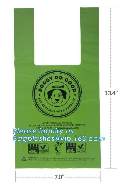 China Unscented Wastebasket Liners Eco-friendly Pet clean bone shape dog poop bag pet waste bag dispenser dog waste bag on sale