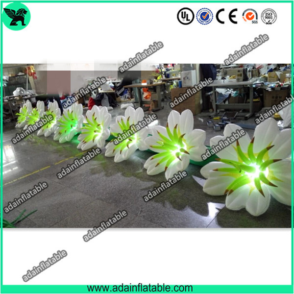  10m Inflatable Flower Chain With LED Light Manufactures