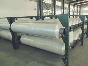  White Printable Shrink Wrap Film , Heat Shrink Material Higher Shrink Force Manufactures