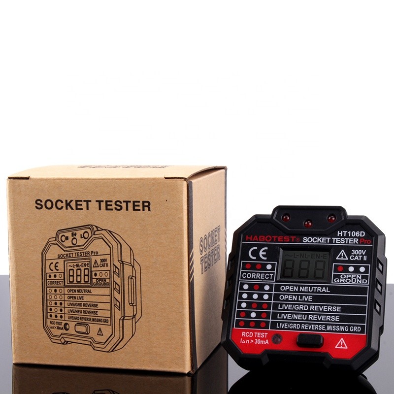  48V Multimeter Accessories , RoHS Check Plug Socket Tester Manufactures