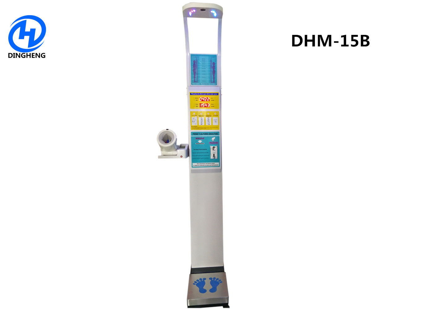  DHM-15B Coin operated height weight scale with blood pressure and BMI calculate Manufactures