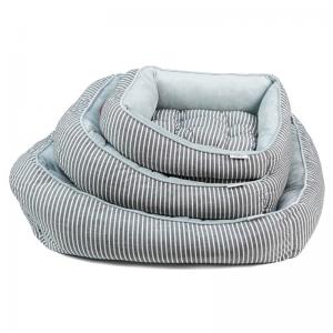  Gray Thick Memory Foam Dog Bed OEM Orthopedic Dog Crate Mat Manufactures
