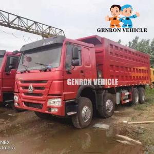 China CCC HOWO 12 Wheels Side Tipper Trucks With Air Condition on sale