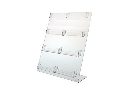  OEM ODM Acrylic Clear Board 8 Pocket Acrylic Card Holder Display Manufactures