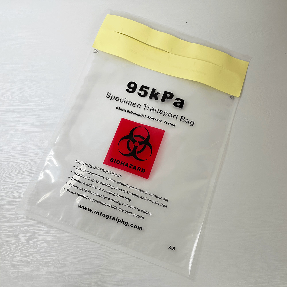  UN3373 Exempt 95kPa Biohazard Bag Spicemen Packing Manufactures