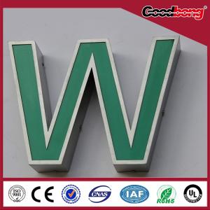  Custom advertising 3d led light up alphabet letter/world best selling products Manufactures