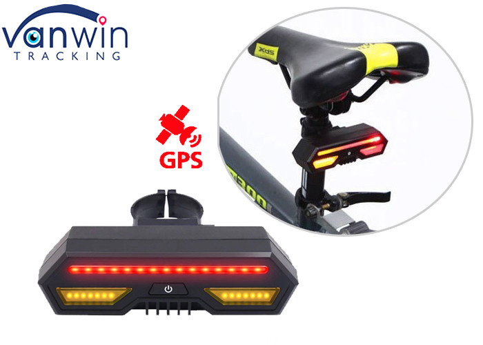 China Mini Waterproof 4G Wireless Bike Finder Tracker Bike GPS Tracker With Taillight on sale