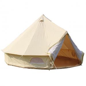 China 45 X 77cm Hotel Outdoor Event Tent Waterproof Windproof Retardant Canvas Bell Shape on sale