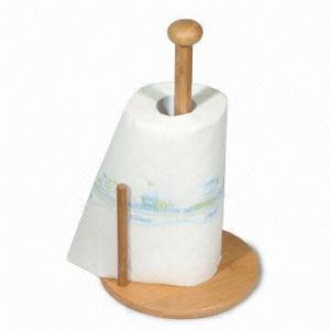 China Paper Towel Holder, Made of Bamboo, Customized Specifications are Welcome on sale
