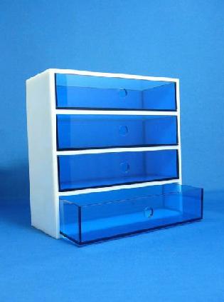  High Quality Acrylic 4 Drawer Organizer With Beautiful Shape Manufactures