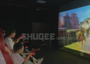  Interactive 7D Movie Theater Shooting Game Gun Cinema With 12/26/30 Seating Manufactures