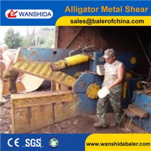 China WANSHIDA Q43-3150 Scrap metal cutting machine alligator steel shearing machine (CE) on sale