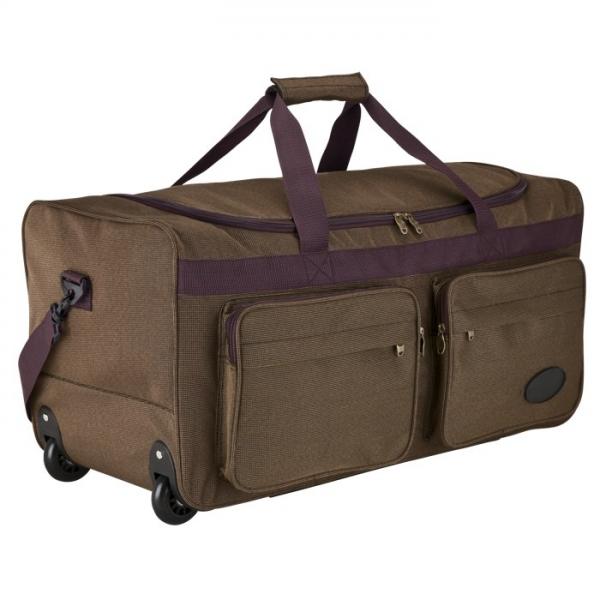 Rolling Travel Duffel Sport Trolley Bag with Carry Handle / Adjust Shoulder straps for sale of ...