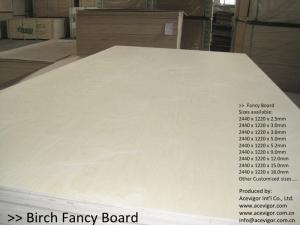  Birch Fancy Plywood 1220 x 2440mm Manufactures