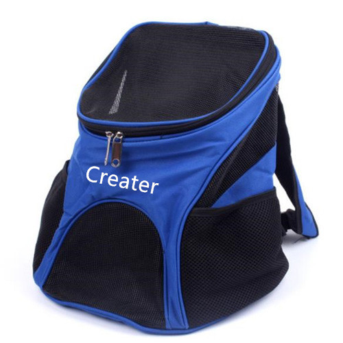 China Foldable Oxford Breathable Pet Carrier Backpack For Puppy Dog Cat on sale