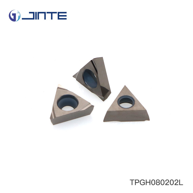  TPGH080202L Trigon Boring Insert Cnc Carbide Cutters High Metal Removal Rates Manufactures