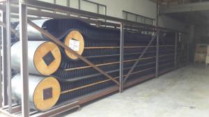 China Corrugated Sidewall Conveyor Belt 90 degree vertical lifting hign abrasion Base belt ST1600 sidewall S400 Cleat TC360 on sale