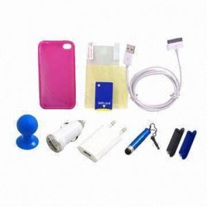  Starter Kits for iPhone 4/4S, with LCD Screen, Protects from Scratches Manufactures