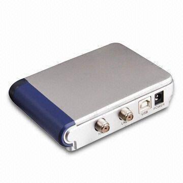  USB2.0 DVB-S TV Tuner Box with DAB Radio Reception, Remote Control and 2 to 45ms/s Symbol Rate Manufactures