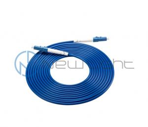 China LC LC 2mm Metal Steel Armoured Indoor FTTH Optical Fiber Patch Cord on sale