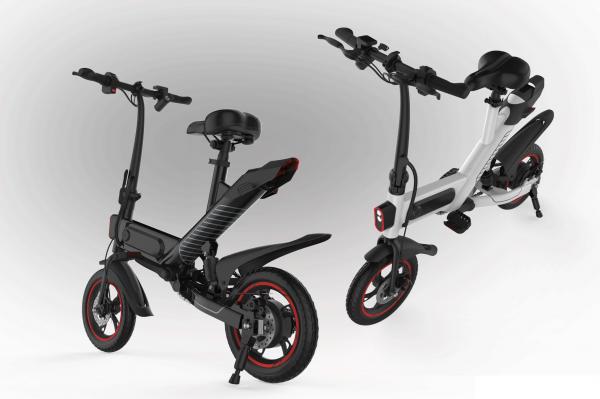 Quality Ergonomics Design Electric Assist Bike , Long Range Lightweight Foldable Bike for sale
