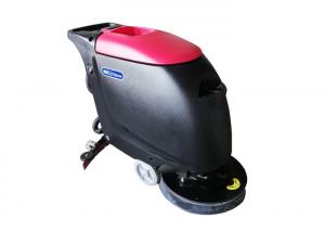 Compact Walk Behind Auto Scrubber / Battery Operated Bathroom Tile Scrubber